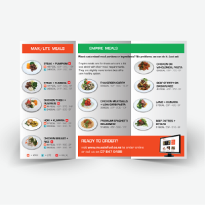 Muscle Fuel Flyer - graphic design services Hamilton