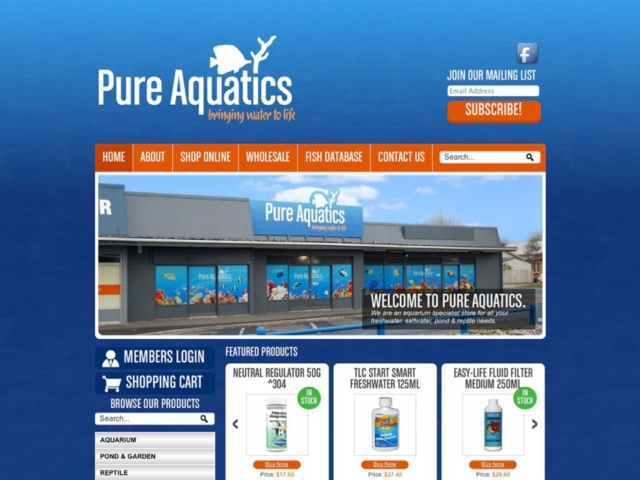 pureaquatics.co.nz