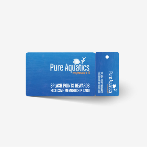 Pure Aquatics Membership Loyalty Card Design
