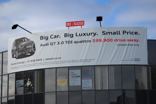Audi Q7 Billboard Graphic Design