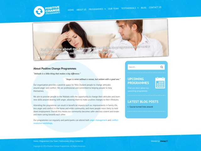 Positive Change Programmes Website